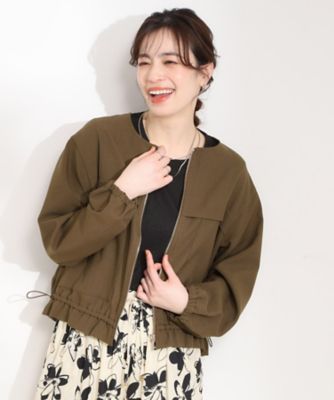 S－LL】スタイルアップを叶える 大人のドロストブルゾン