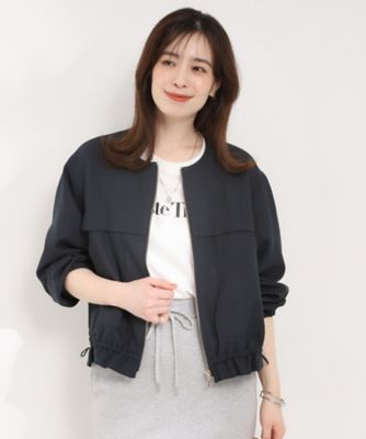 S－LL】スタイルアップを叶える 大人のドロストブルゾン