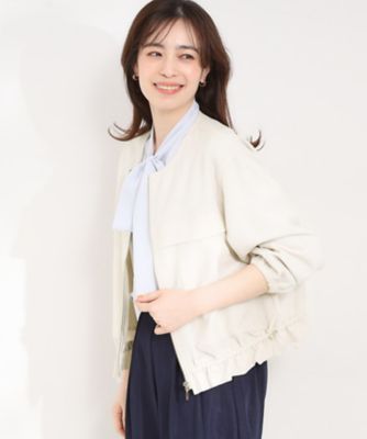 S－LL】スタイルアップを叶える 大人のドロストブルゾン