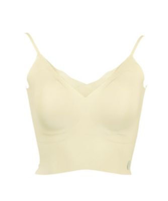 コトリワークス 新品未使用 極薄ウール ブラキャミソール M オフホワイト 授乳もできる、母乳も冷やっとしない 最上質のウールで丁寧に編みあげ