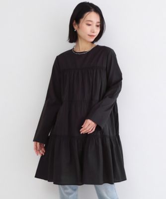 ティアードミニワンピース【洗濯機OK】（2002600459