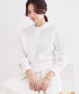 メッシュニットカーディガン【洗濯機OK】（2002600461