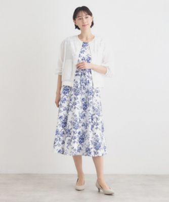 洗える／プラケット刺繍入り／羽織に使える】シアーブルゾン