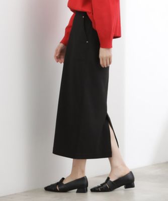 ＜GROVE (Women)＞【貴島明日香さん着用】ハイパーストレッチナロースカート（２００２６００６４４）