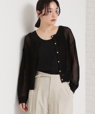 ＜THE SHOP TK (Women)＞【２点セット】前後２ｗａｙラメメッシュタンクセット（２００２６００６８２）