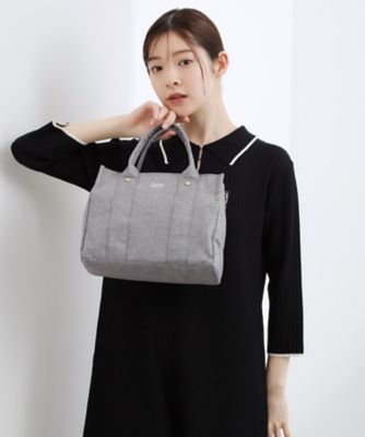 ＜GROVE (Women)＞【Ｌｅｅ別注】麻調スクエア２ＷＡＹトート（２００２６００７２６）