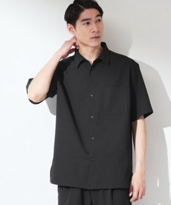 ＜THE SHOP TK (Men)＞マイクロ　シアサッカー　半袖シャツ　洗濯機ＯＫ／セットアップ可（２００２６００７２９）