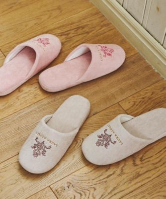LAURA ASHLEY/ローラ アシュレイ セミントン柄　スリッパ（２００２６００７３４）