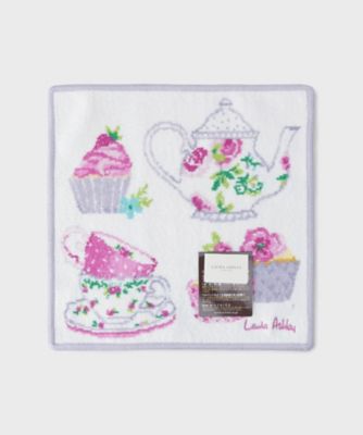 【ギフトにおすすめ！シェニール織】　シェニール　ティーパーティー　ミニタオル（２００２６００７３７）