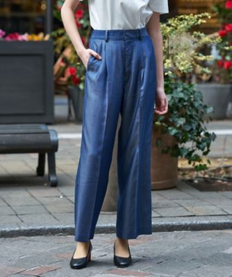 ＜DRESSTERIOR (Women)＞【ｏｔｏｎａＭＵＳＥ５月号掲載】レーヨンデニムワイドパンツ（２００２６００７５６）