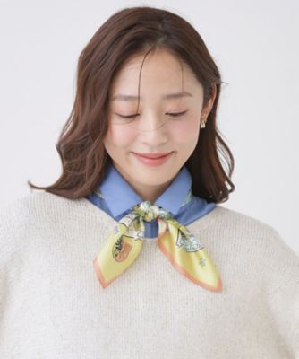 ホリデースカーフ／日本製／コンパクトで使いやすい大きさ