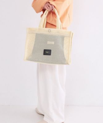 ＜OPAQUE.CLIP (Women)＞メッシュスクエアトートバッグ【２ＷＡＹ／Ａ４サイズ対応】（２００２６００８７６）