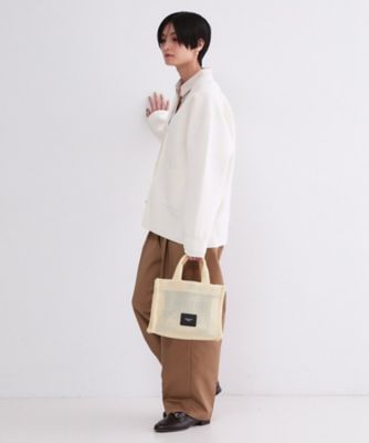 メッシュスクエアミドルトートバッグ【2WAY
