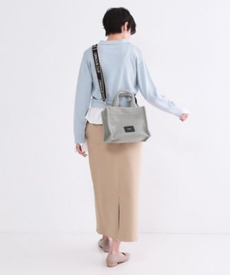 メッシュスクエアミドルトートバッグ【2WAY