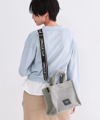 メッシュスクエアミドルトートバッグ【2WAY