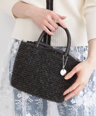 ラメバスケット調ミドルバッグ（2002600879） | OPAQUE.CLIP