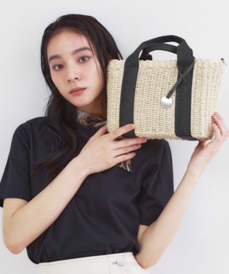 OPAQUE.CLIP (Women)/オペークドットクリップ スクエアミドルペーパーかごバッグ【２ＷＡＹ】（２００２６００８９７）