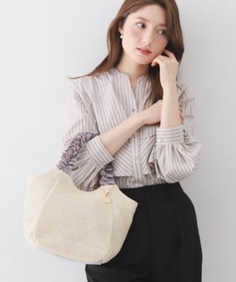 ＜index (Women)＞２ＷＡＹフリルハンドルＰＰミドルトート（２００２６００９０４）