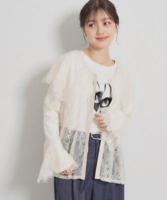 スカラップレースブラウス（2002601010） | COUTURE BROOCH