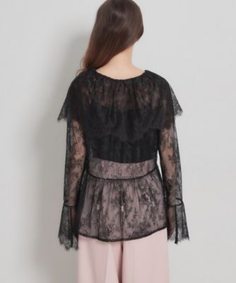 スカラップレースブラウス（2002601010） | COUTURE BROOCH