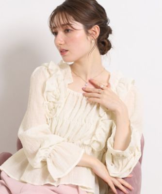 シアーシャーリングブラウス（2002601011） | COUTURE