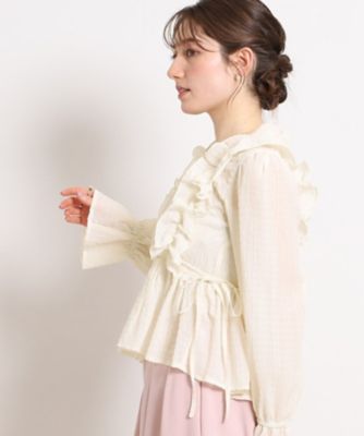 シアーシャーリングブラウス（2002601011） | COUTURE