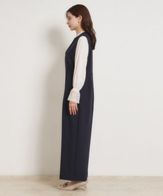 未使用級★ebure★即完売ダブルクロスオールインワン★ミルクカラー TRダブルクロスオールインワン（2002601021） | COUTURE