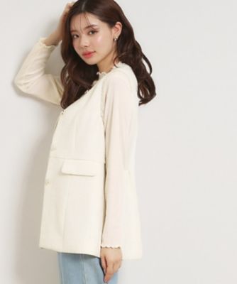 カルゼスラブツイードジレ（2002601022） | COUTURE BROOCH