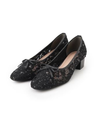 ＜COUTURE BROOCH (Women)＞チュールバレエパンプス（２００２６０１０２３）