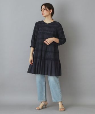 フィータ○ビリーワンピース○Pheeta Billie ネイビーブラック Pheeta（フィータ）Billie チュニックワンピース