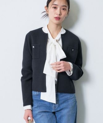 軽量／セレモニー】ブークレジャケット ニットカーディガン