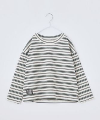 ＜THE SHOP TK (Baby&Kids)＞【１１０－１６０】マルチボーダーロンＴ（２００２６０１３６９）