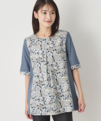 リバティプリント】デイリースタイルが華やぐ プリントチュニック