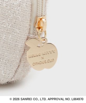 ◇【ハローキティ】キラふわフェイス型シェルポーチ