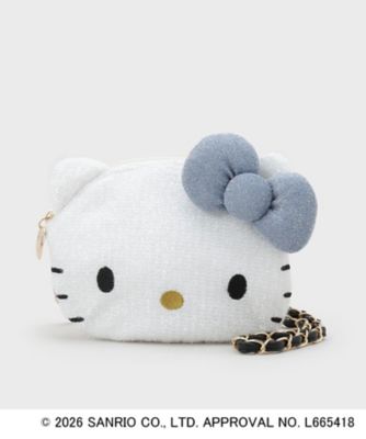 ◇【ハローキティ】フェイス型2WAYキラふわミニショルダーバッグ