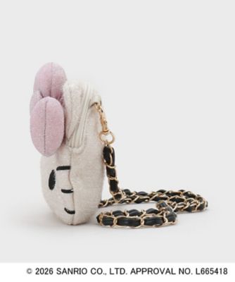 ◇【ハローキティ】フェイス型2WAYキラふわミニショルダーバッグ