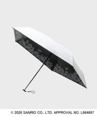＜OPAQUE.CLIP (Women)＞◆【ハローキティ】晴雨兼用裏側プリント折りたたみ傘（２００２６０１６５１）