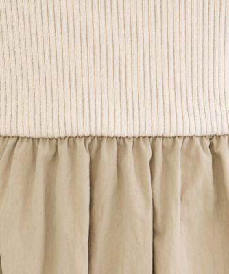 【美品✨】定価40万❤️ AKRIS✨シルク100%✨ドルマンスリーブ ワンピース リブニットドッキングワンピース【洗濯機OK】（2002601664