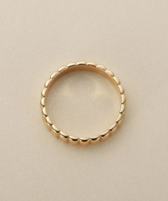 K10リブド リング（2002601813） | COCOSHNIK (Women