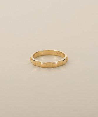 ＜COCOSHNIK (Women)＞Ｋ１０甲丸ステップカット　リング（２００２６０１８２５）