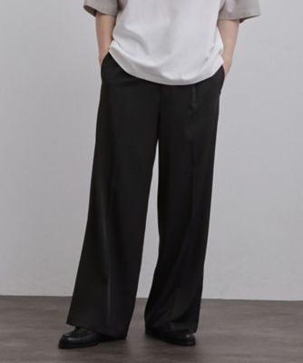接触冷感／ストレッチ】トロミワイドストレート（2002601860