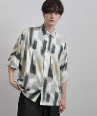 ＜tk. TAKEO KIKUCHI (Men)＞アブストラクトドルマンシャツ（２００２６０１９２４）