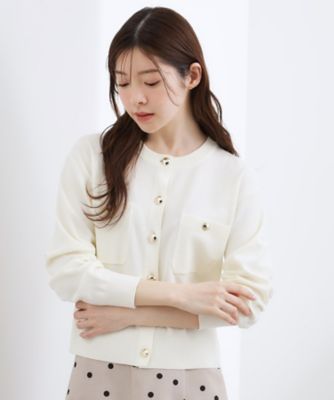＜GROVE (Women)＞【貴島明日香さん着用】フロントポケットカーディガン（２００２６０１９２８）