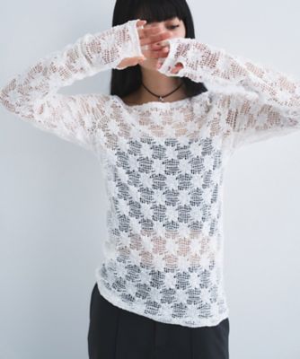 floral lace tops（2002601944） | CODE A