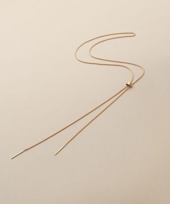 ＜COCOSHNIK (Women)＞Ｋ１８スパイクトリプルラリエット　ネックレス（２００２６０１９７１）