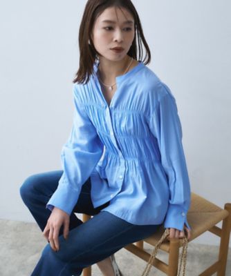 リラックスシャーリングブラウス（2002602007） | UNTITLED