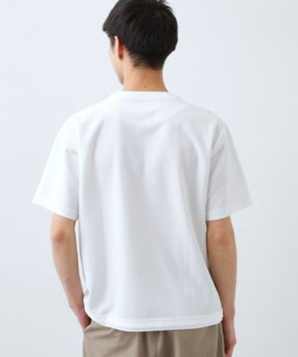 1枚でちゃんとして見える】ヘンリーネック レイヤード風 半袖Tシャツ