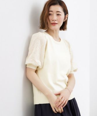 ＜GROVE (Women)＞一枚で着映える大人の袖コンシャスニット（２００２６０３１６７）