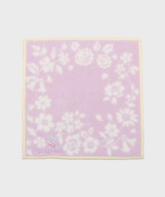 お配りギフトにおすすめ！】お花刺繍 タオルハンカチ