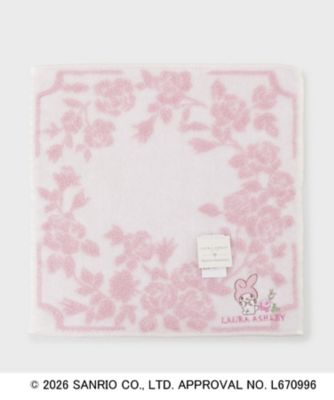 ＜LAURA ASHLEY＞タオルハンカチ　マイメロディ　バラ（２００２６０３２０５）